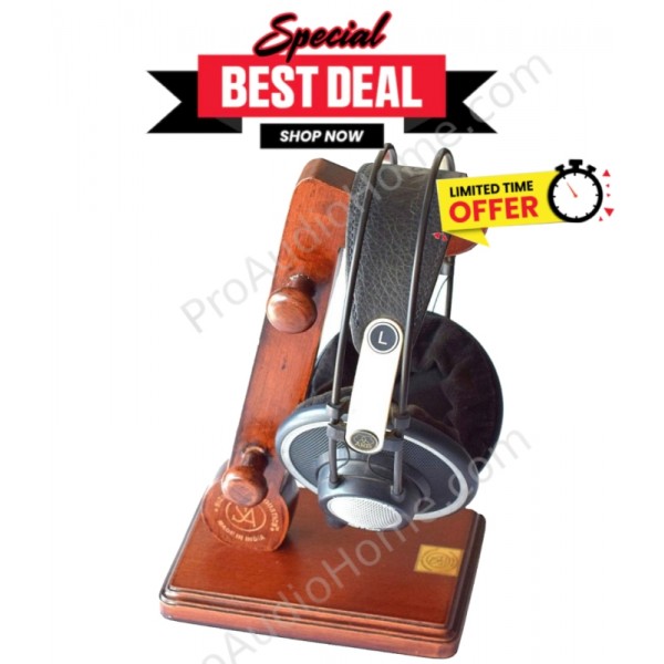 Signature Acoustics Wooden Headphone Stand - Deal of the Week