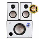 Swans M10 Multimedia Powered 2.1 Speakers System (White)