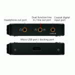 FiiO E17K Portable Headphone Amplifier and USB DAC (Alpen 2) - Black