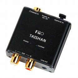 FiiO D03K Taishan Coaxial/Optical to R/L Audio convertor (Black)